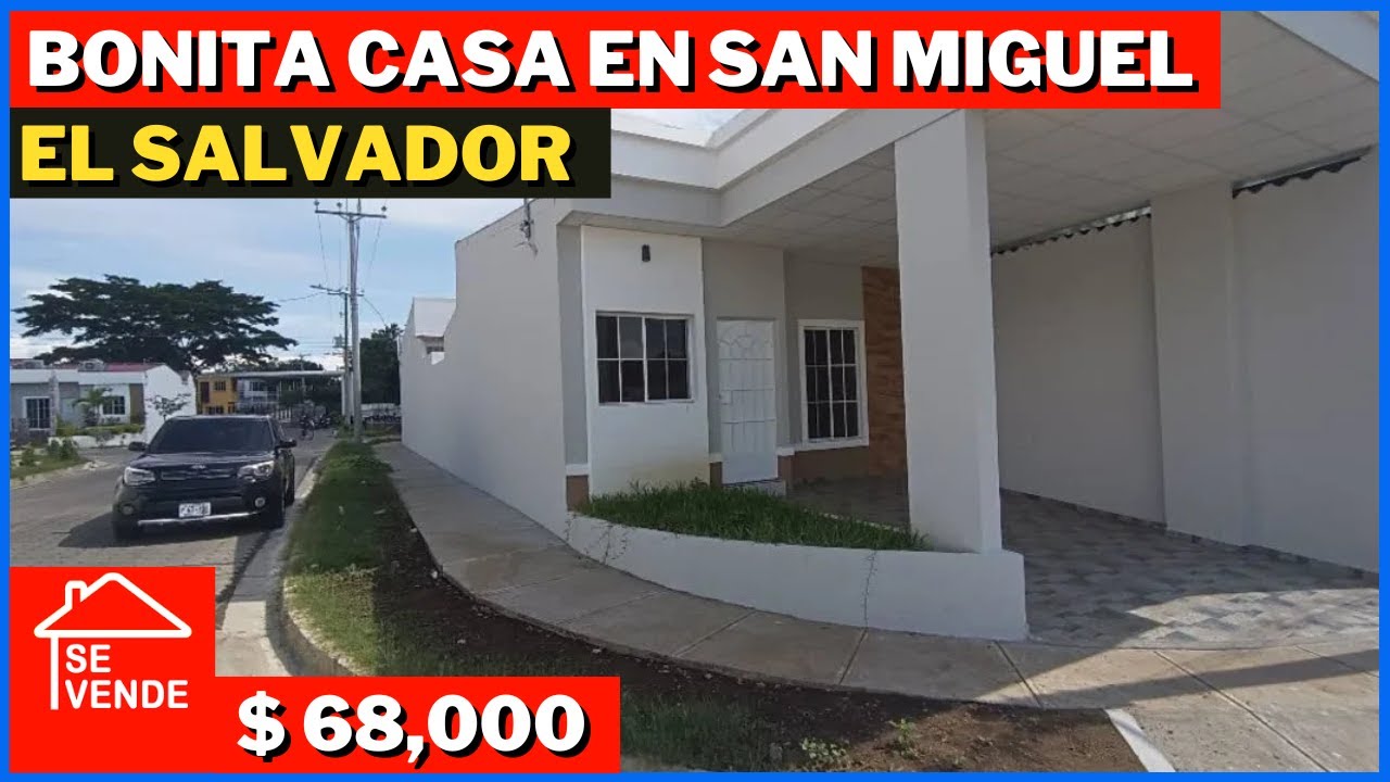 LINDA CASA EN VENTA EN SAN MIGUEL EL SALVADOR
