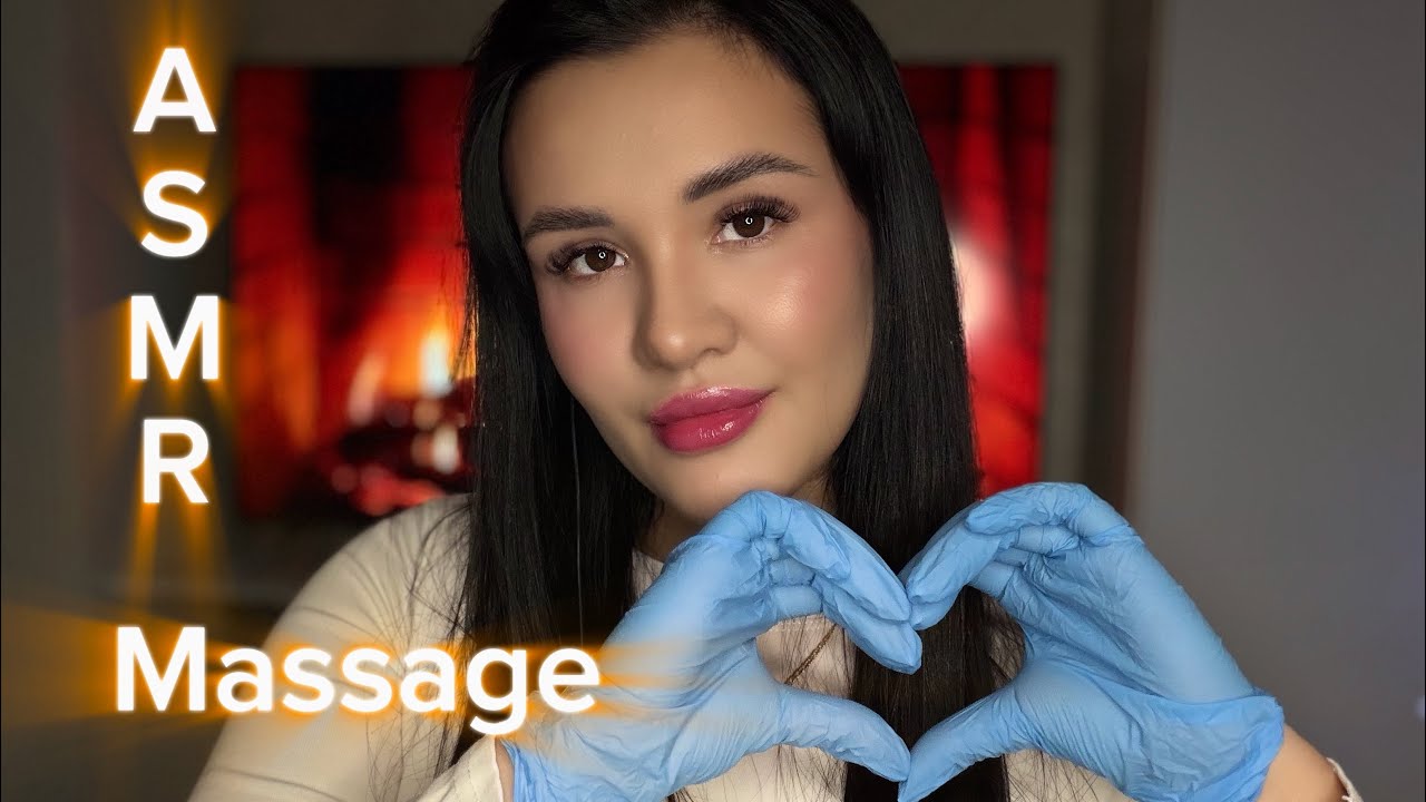 АСМР массаж, перчатки, персональное внимание🖐🏻💆🏻‍♀️💆🏼| ASMR massage #asmr #relax #like #subscribe 