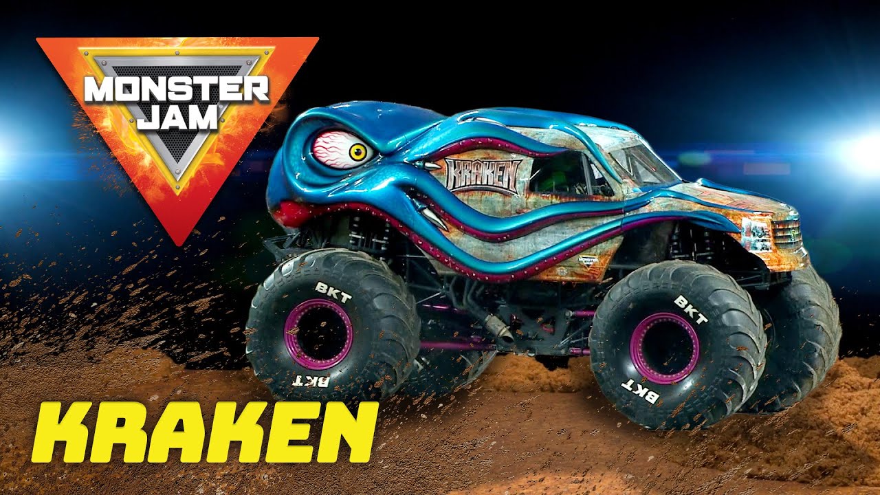 Kraken Monster Truck Escapes The Ocean! / Most Epic Monster Jam Trucks / Episode 7