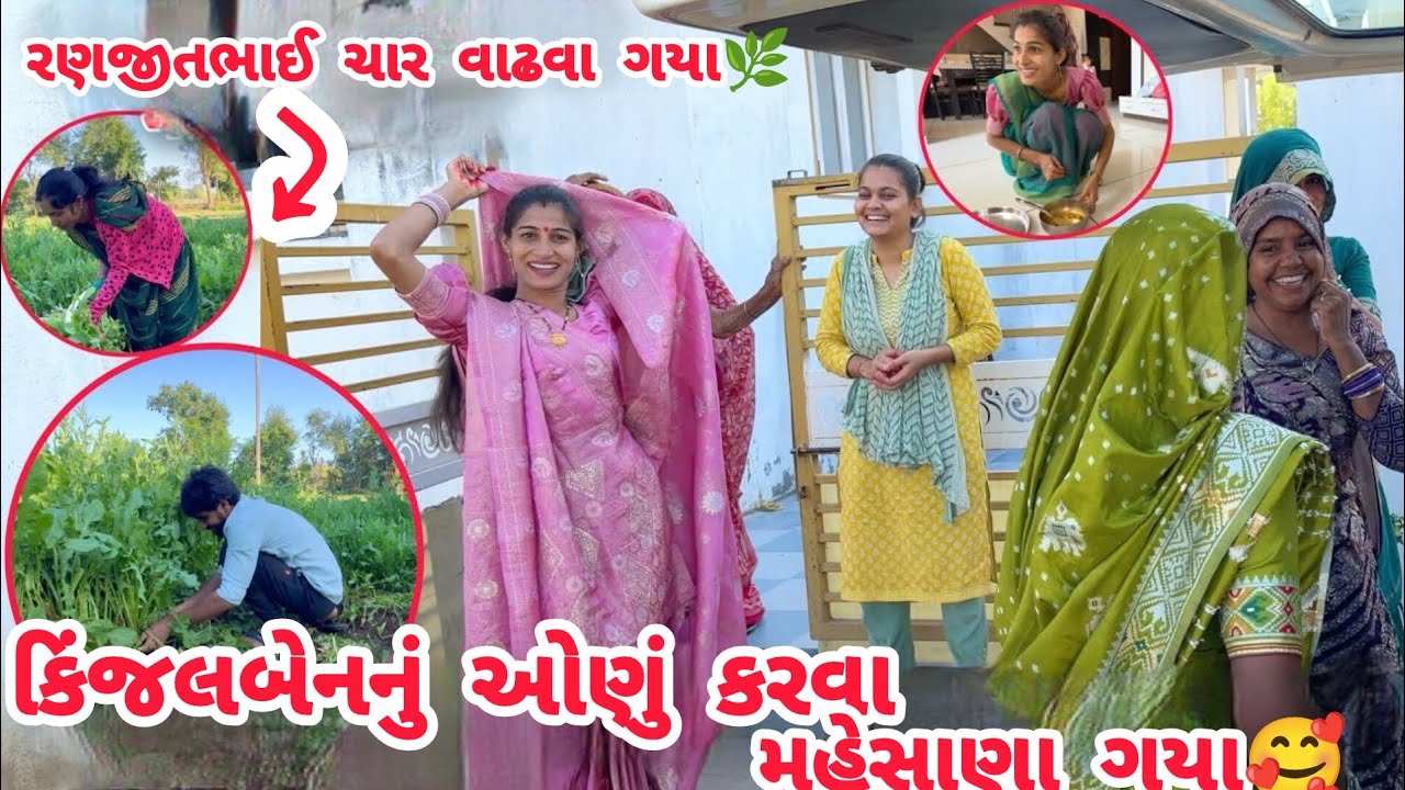 કિંજલબેનનું ઓણું કરવા મહેસાણા ગયા🥰#thakorfamily #shortvideo#trending#lifeofઅthakor#thakor