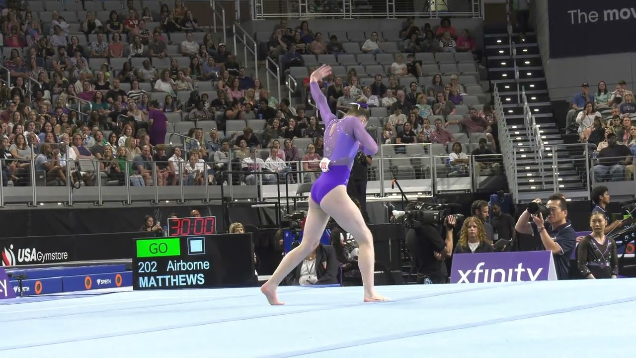 Nola Matthews  - Floor Exercise -  2024 Xfinity U.S. Championships -  Senior Women Session 2 Day 1