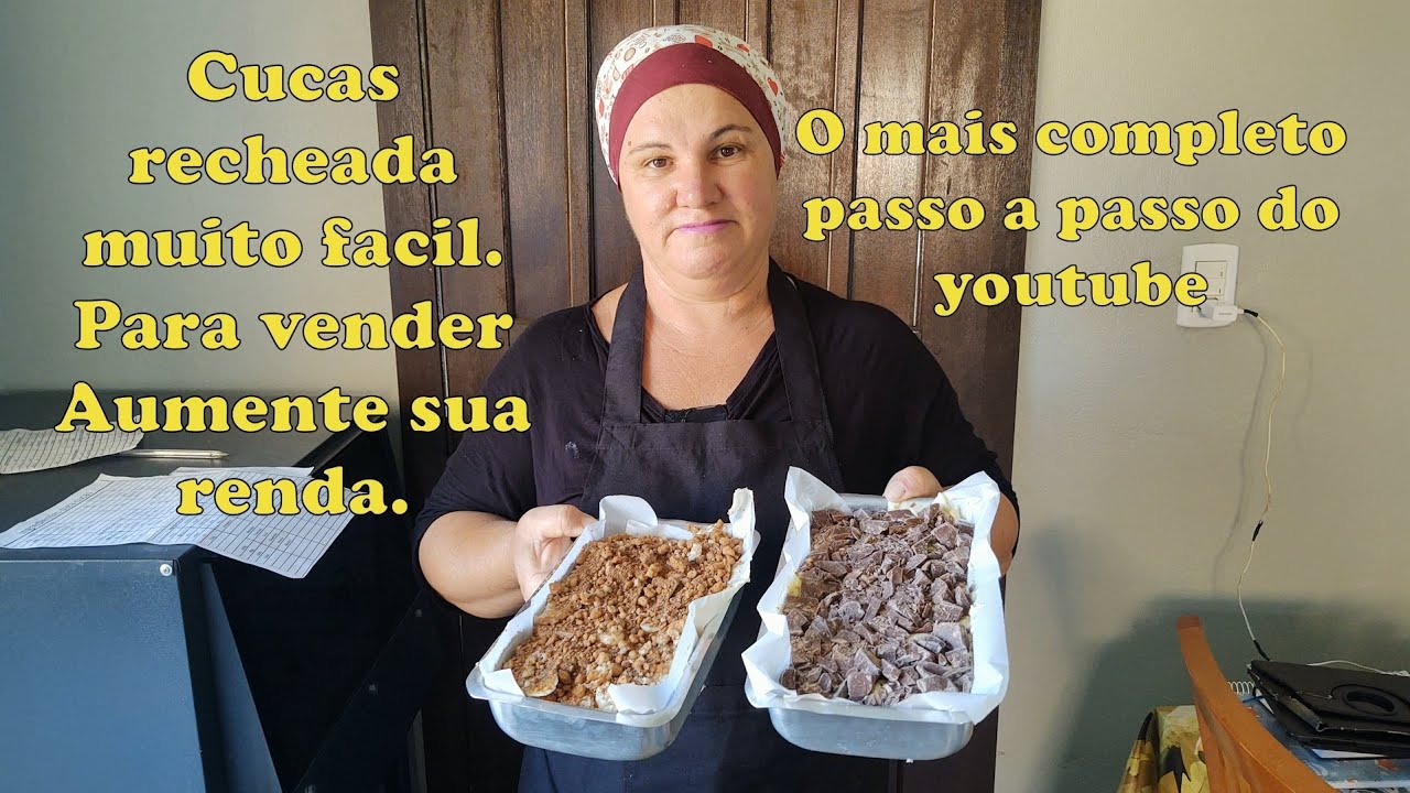 CUCA CASEIRA RECHEADA. Essa receita ajudou pagar meu terreno. Irresistível.