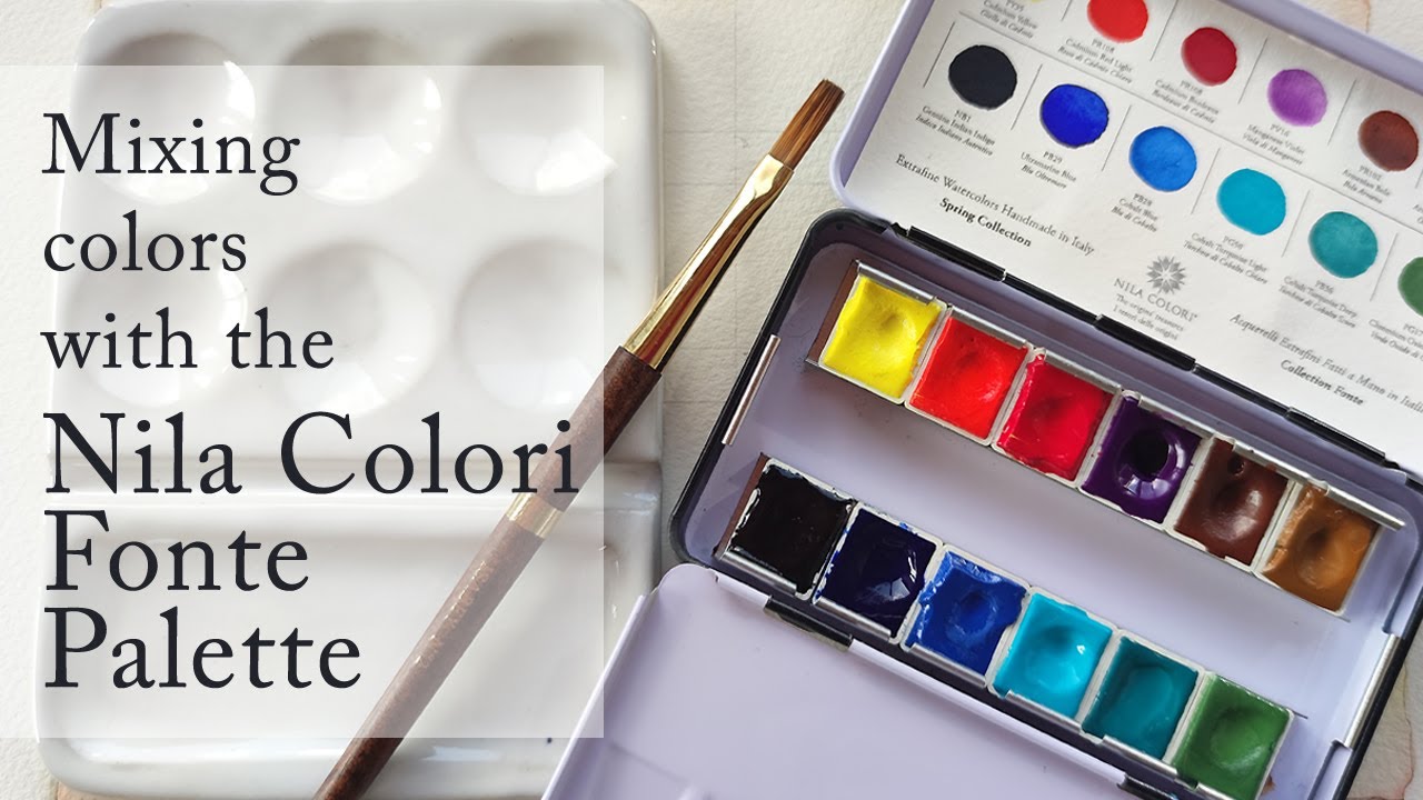 Experimenting with the Nila Colori Fonte palette! 🥰🎨!!