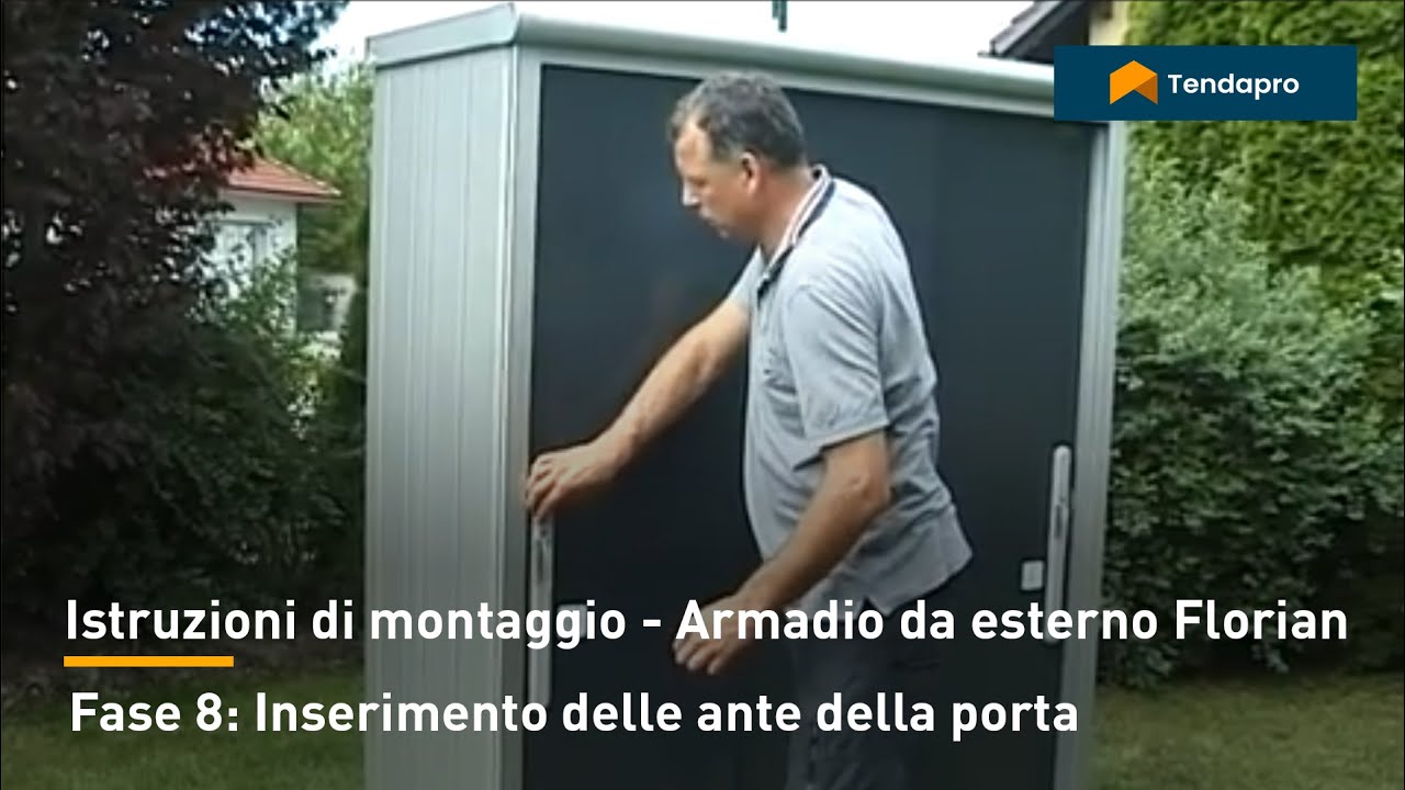 Florian - Fase 8 Inserimento delle ante della porta