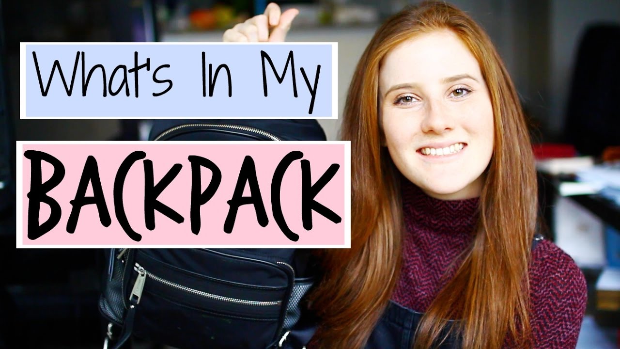 WHAT'S IN MY BACKPACK 2017