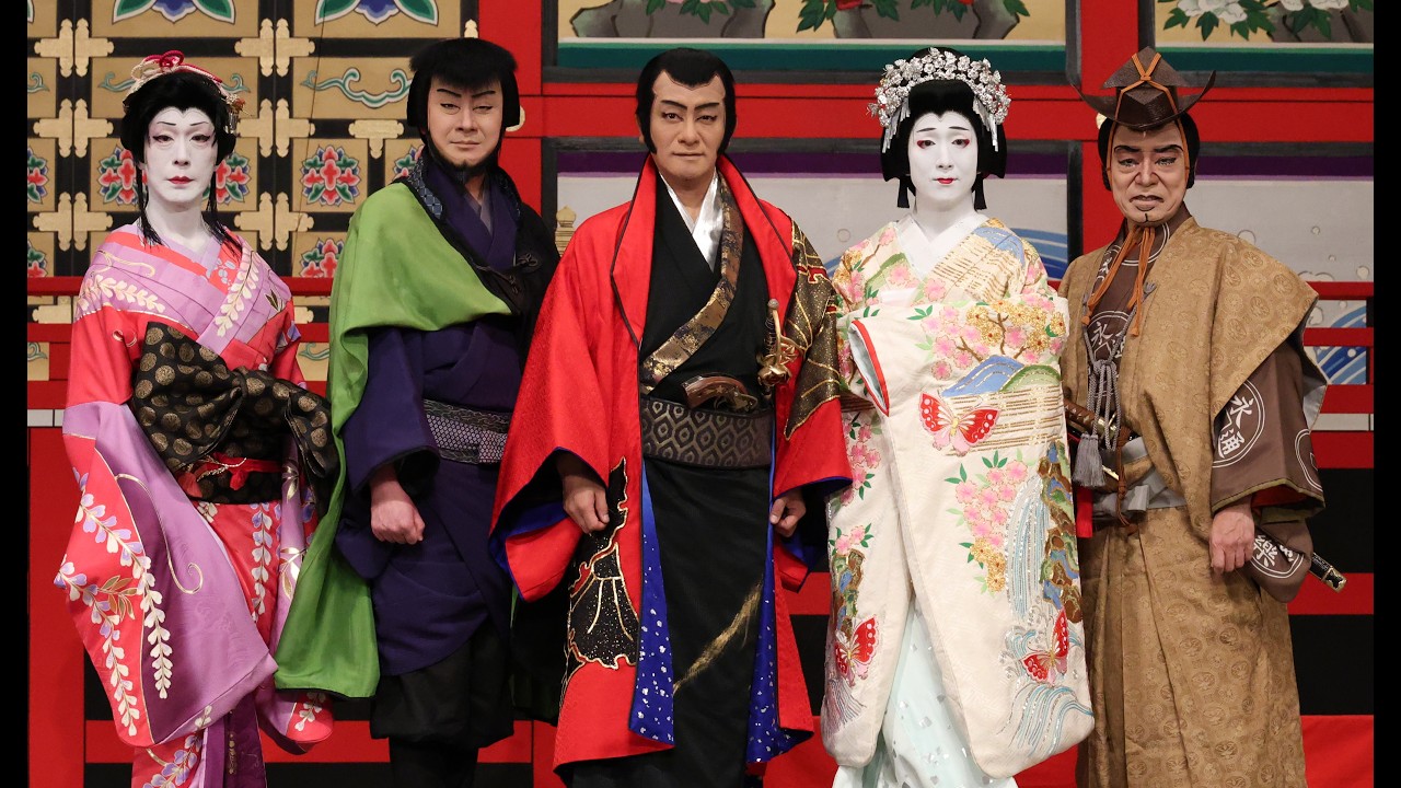歌舞伎『流白浪燦星（ルパン三世）碧翠の麗城』初日前日囲み取材　2026/3/4片岡愛之助 中村米吉 市川笑三郎 市川笑也 市川中車