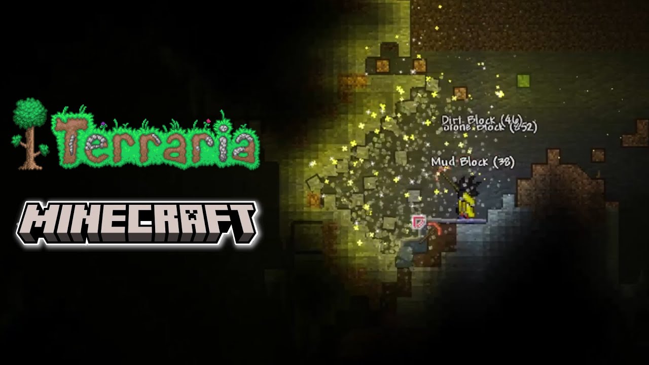 Terraria Mining ASMR - Minecraft Version