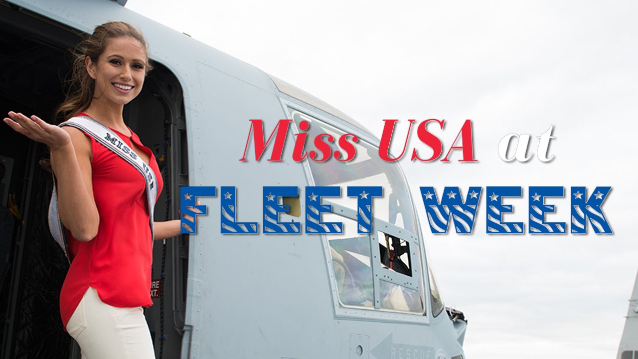 Miss USA at Fleet Week