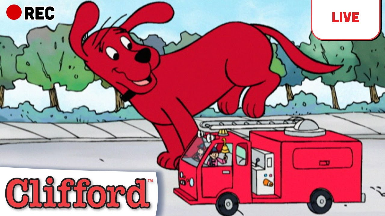 🔴 NA ŻYWO | Clifford, wielki czerwony pies &bull; Klasyka 🐶 PEŁNE ODCINKI | Scholastic