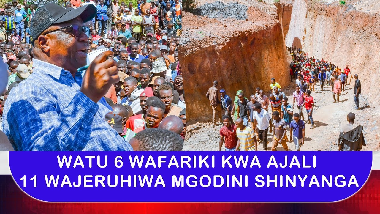 WATU 6 WAFARIKI KWA AJALI 11 WAJERUHIWA MGODINI MWAKITOLYO SHINYANGA, RC MACHA ATAJA CHANZO