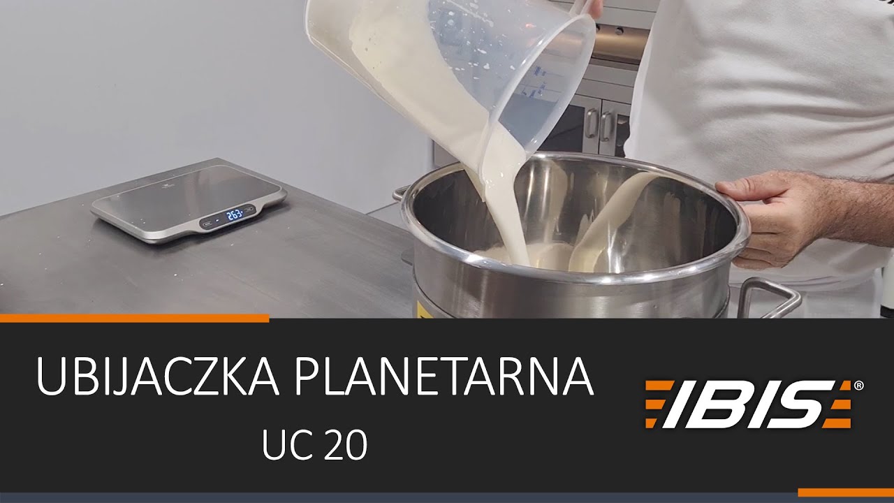 Ubijanie śmietany - 1 litr - ubijaczka planetarna IBIS UC 20 litrów