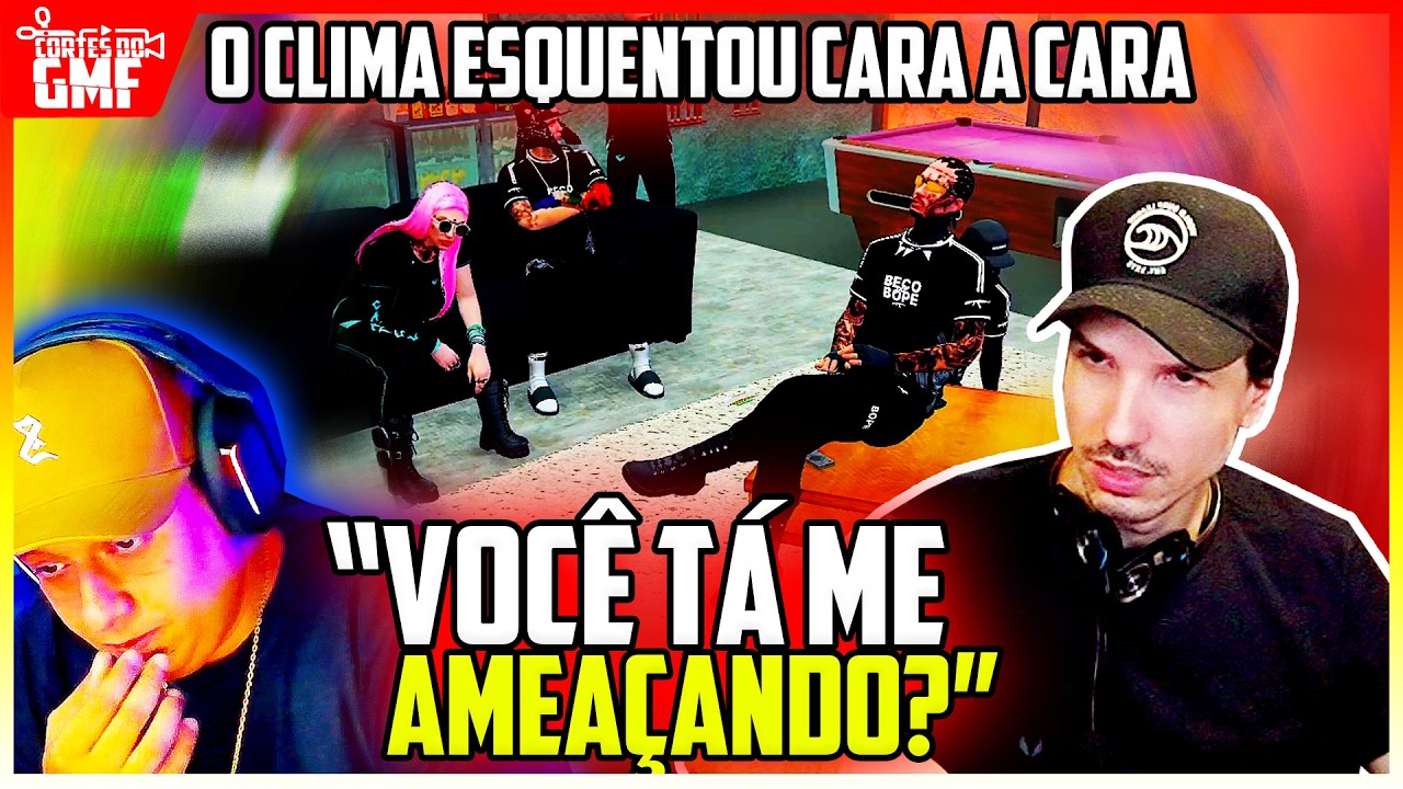 VISHE!😨 BAGUAL e DELEGA ficam CARA A CARA e o CLIMA ESQUENTOU na CAPITAL CITY no GTA RP
