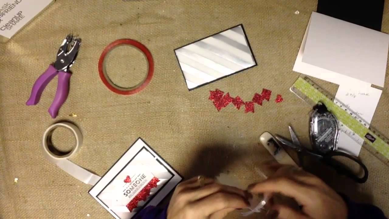 Make A Handstamped Card with Me - Valentine