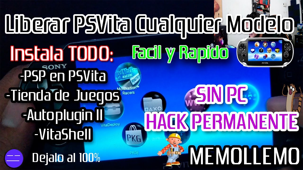 Liberar PSVita SIN PC y PERMANENTE cualquier versión | + Tienda y PSP |