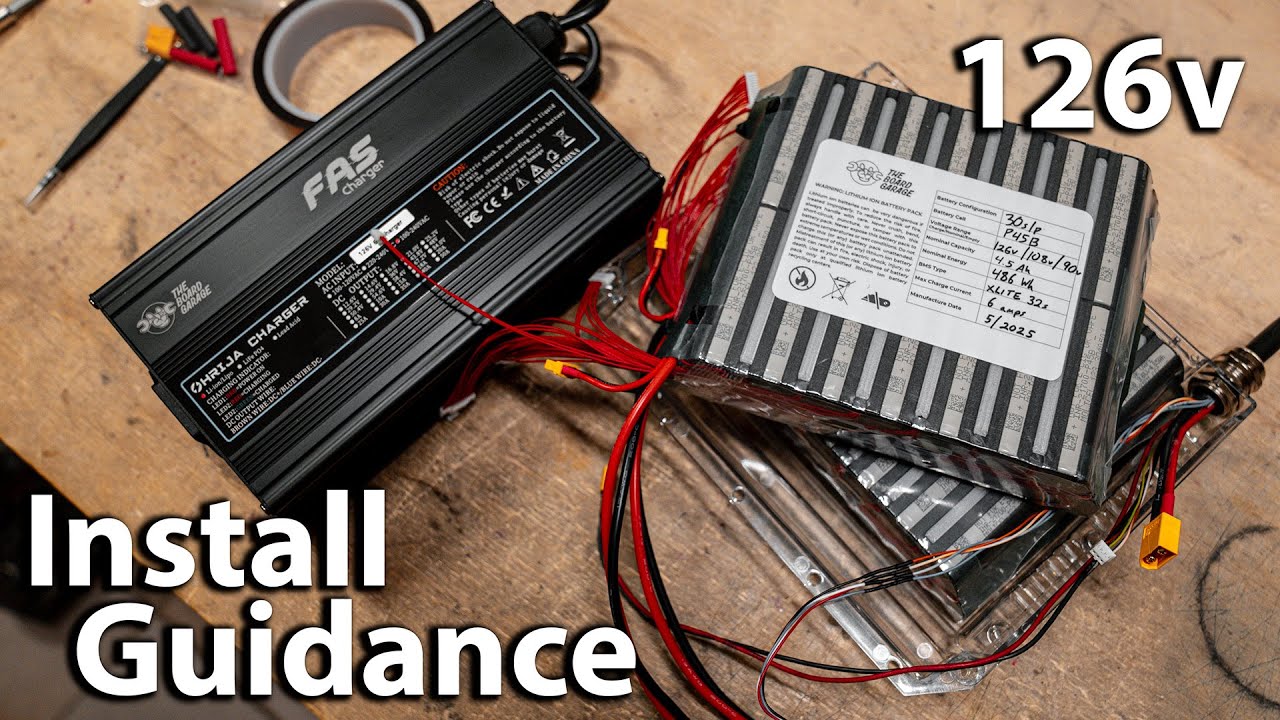 126v FAS Pack Install for VESC One Wheel