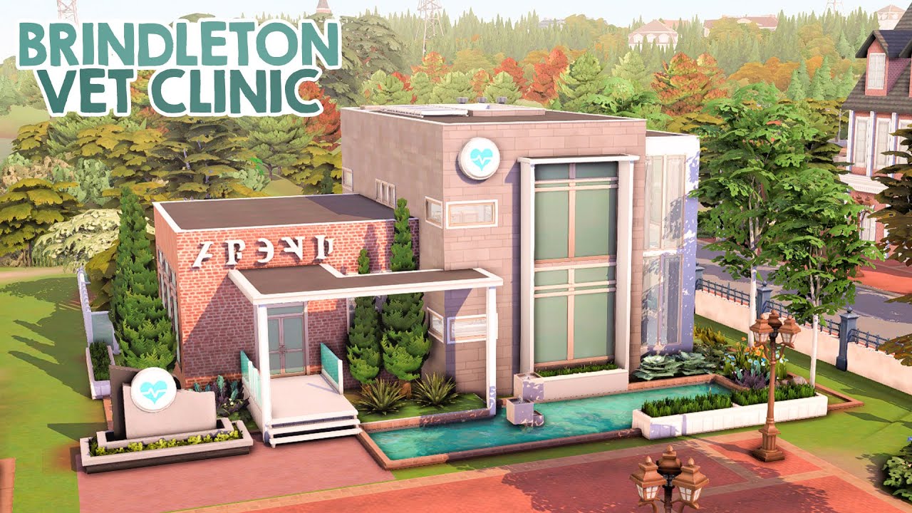 Brindleton Vet Clinic | NO CC | The Sims 4 Speed Build