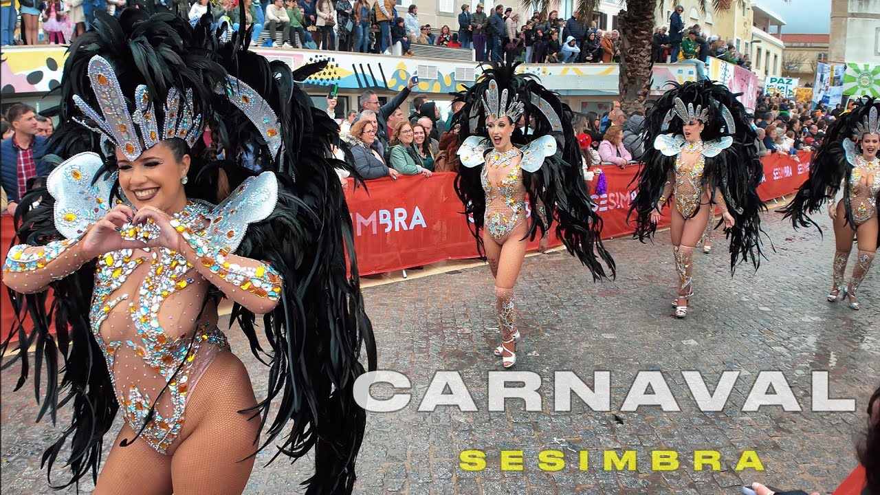 Carnaval Samba 💃🏻: Sesimbra 2024 🇵🇹 Parade of Samba Schools and Groups (4K Ultra HD)