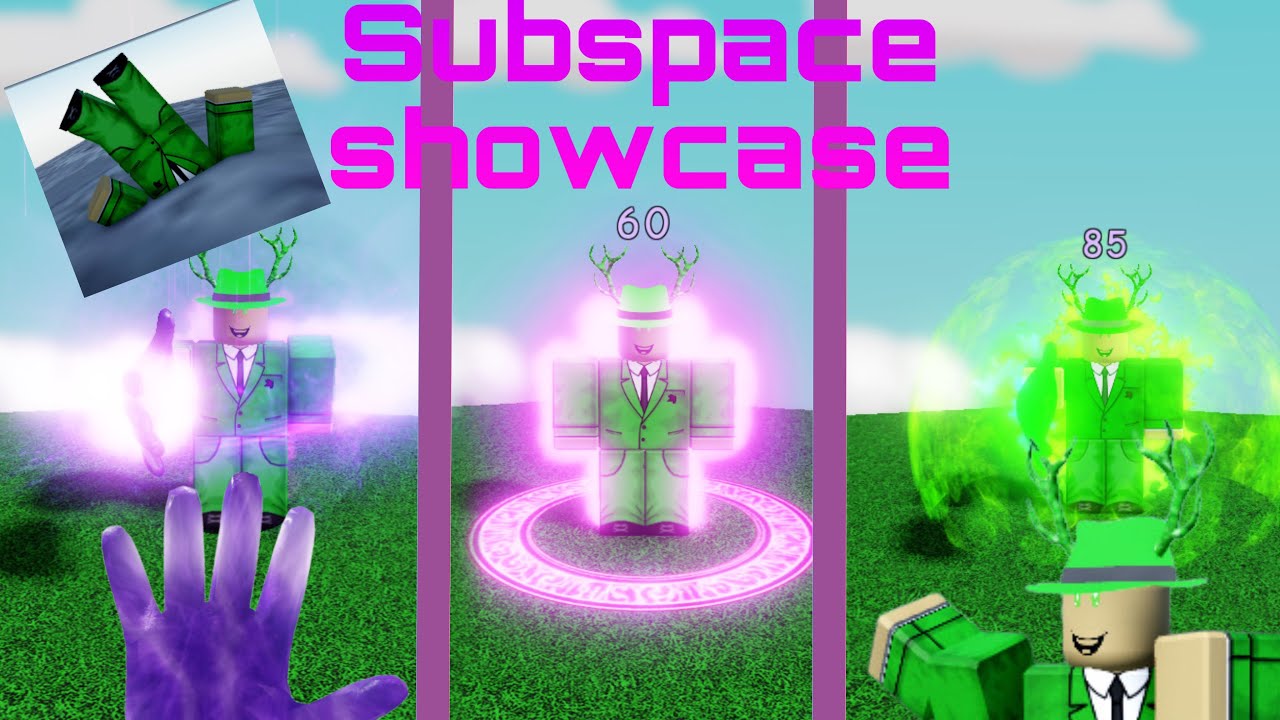 Subspace showcase - KILLSTREAK🎯 {Slap Battles}