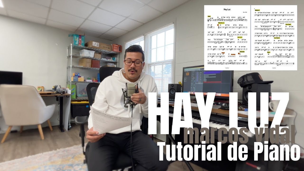 Hay Luz - Tutorial de Piano - Marcos Vidal
