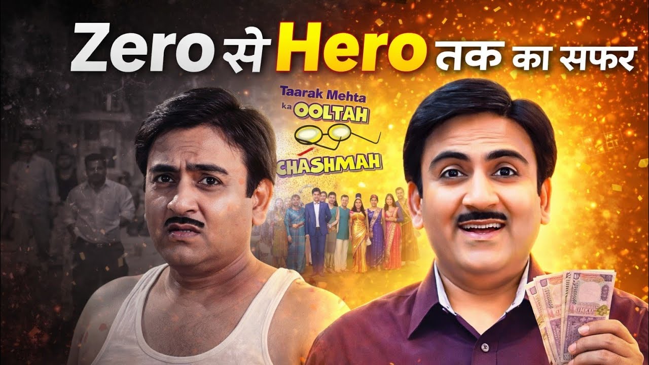 छोटे रोल से शुरू हुई कहानी… आज TV के सबसे बड़े स्टार | Dilip Joshi Life Story | #hindimotivation 