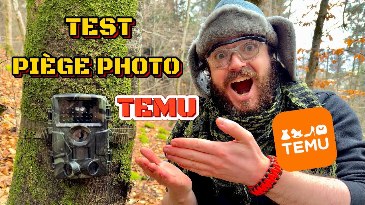 J'AI ACHETÉ UN PIÈGE PHOTO SUR TEMU ! (Dinguerie)