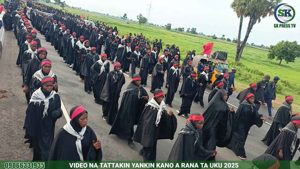 Cikakken video na yadda aka gabatar da tattakin yankin Kano, rana ta karshe 12/Aug/2025, SK PRESS TV