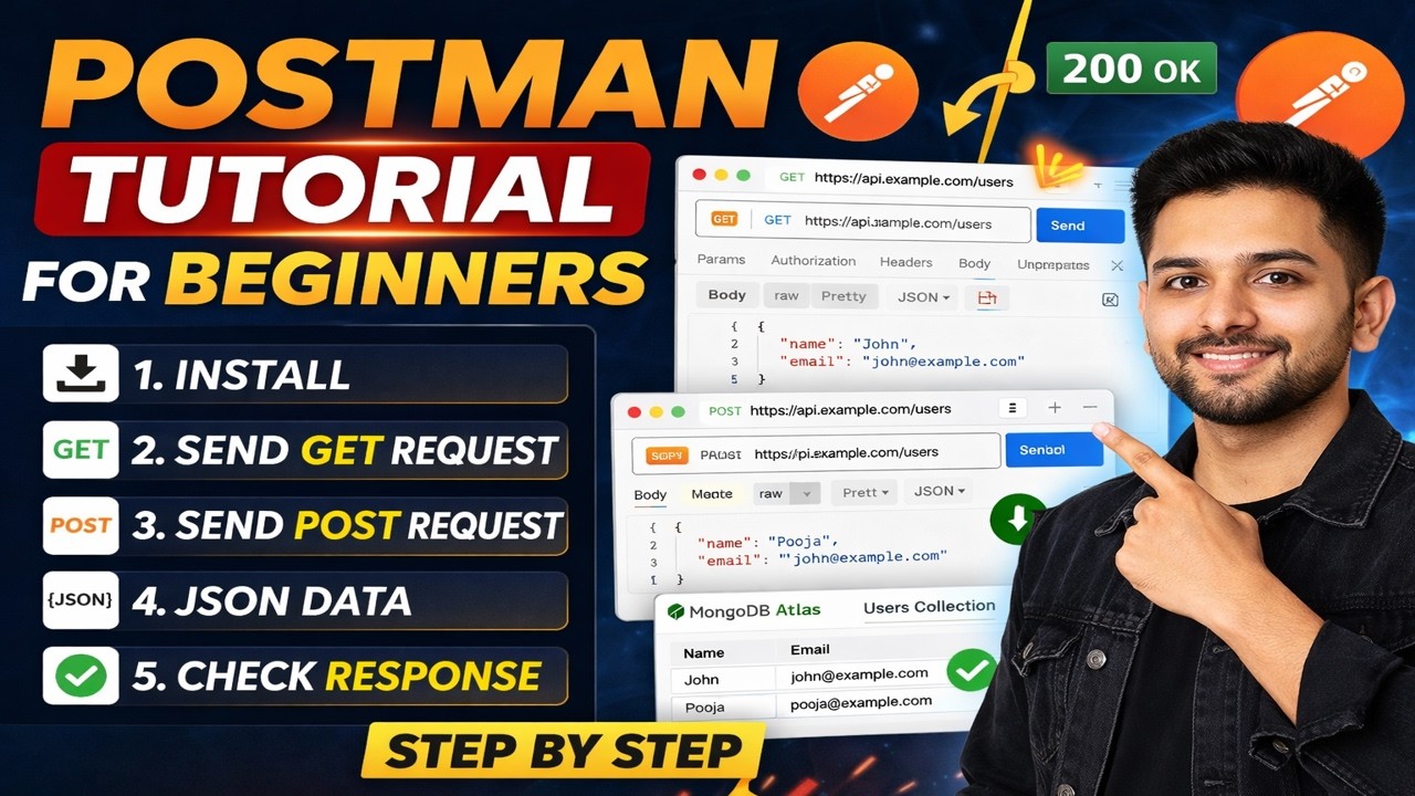 How To Use Postman for API Testing (Step by Step for Beginners) | GET & POST Requests