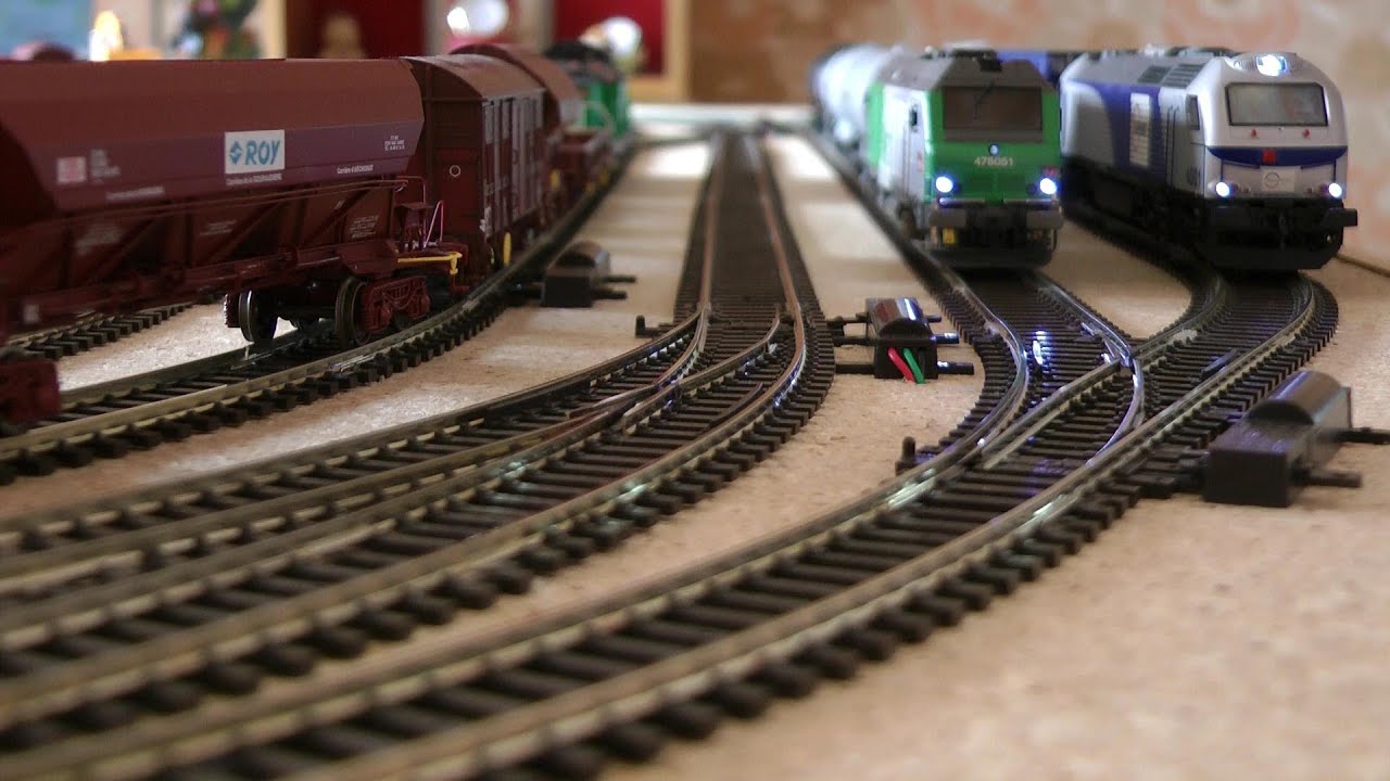 Réseau ferroviaire numérique expérimental - Echelle H0
