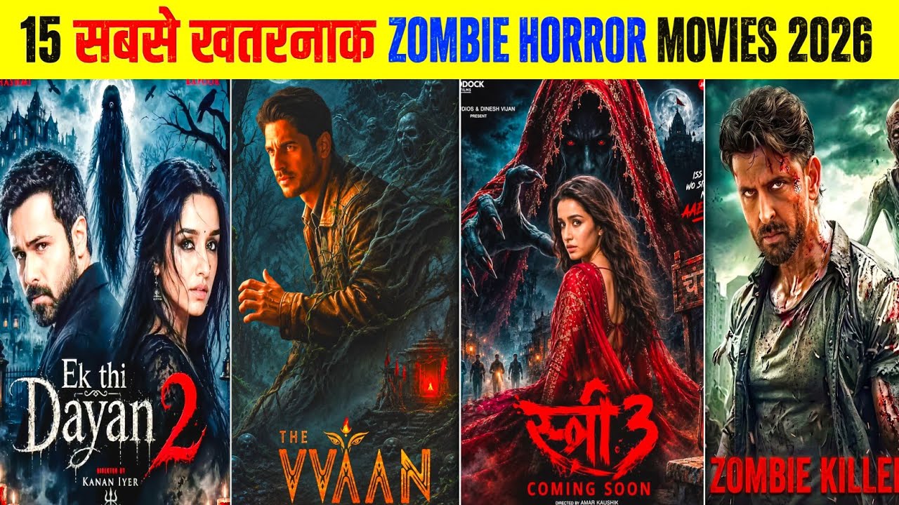 Top 15 BIGGEST Upcoming Zombie, Horror & Apocalypse Movies 2026-27 🔥 | Bollywood & South Indian