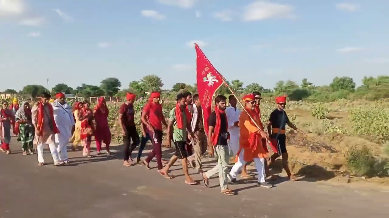 #9 सालासर पहुंचे पैदल यात्री  // salasar pedal yatra 2022 // संगासर से सालासर 🙏🏻