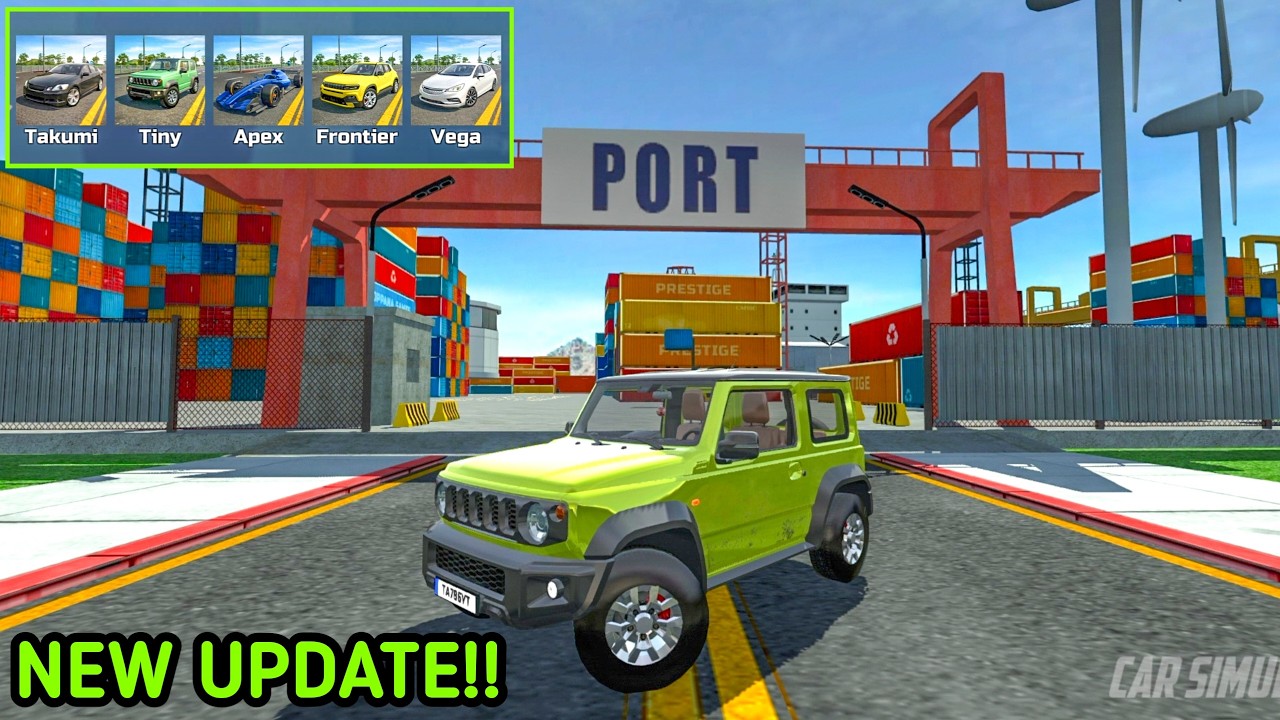 New Port in Car Simulator 2 | New Update | New Daily Challenges | Duel Invite | Suzuki Jimny New Car