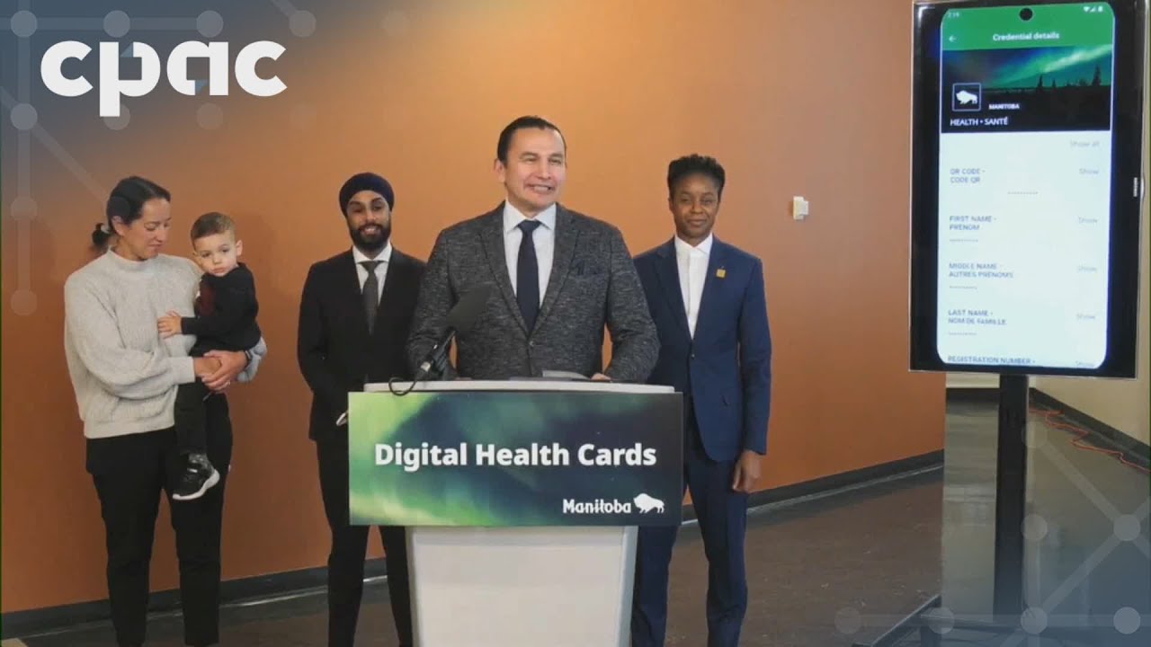Manitoba Premier Wab Kinew announces launch of digital health cards &ndash; January 12, 2026