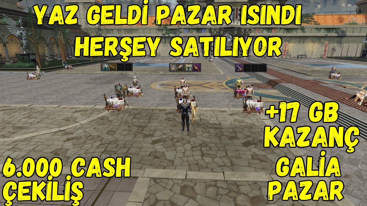 Rise Online Pazar 6 | SICAKLAR BASTI SATIŞ ARTTI 15.70 GB KAR