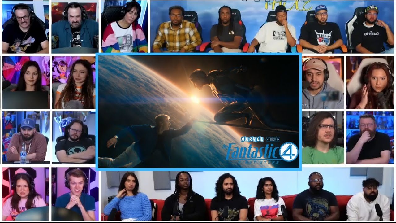 Silver Surfer scene | Fantastic Four: First Steps (2025) | Reaction Mashup