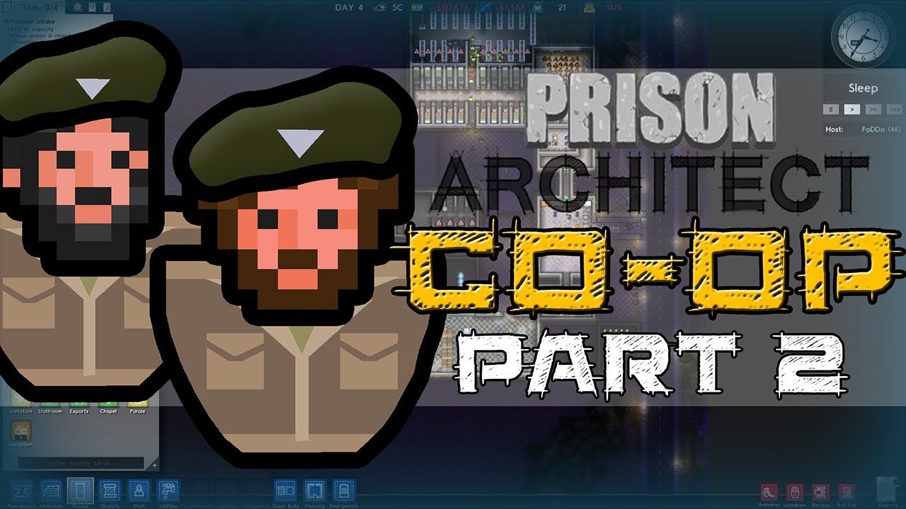 More Multiplayer Action! - Prison Architect Coop - Let's Play
