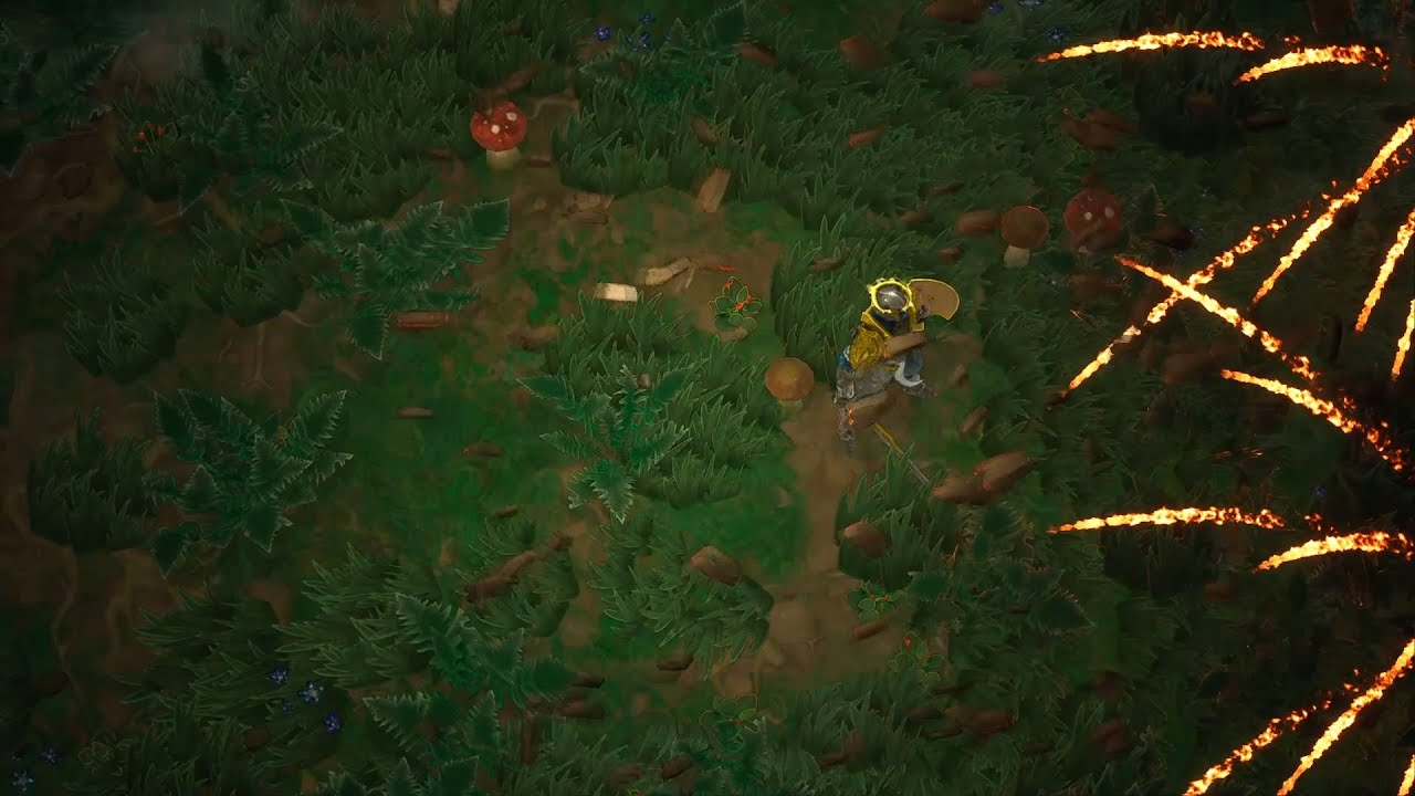 Interactive grass using a fluid simulation in Unreal Engine