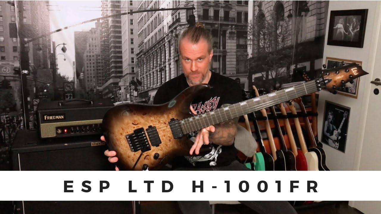 ESP LTD H-1001FR Black Natural Burst