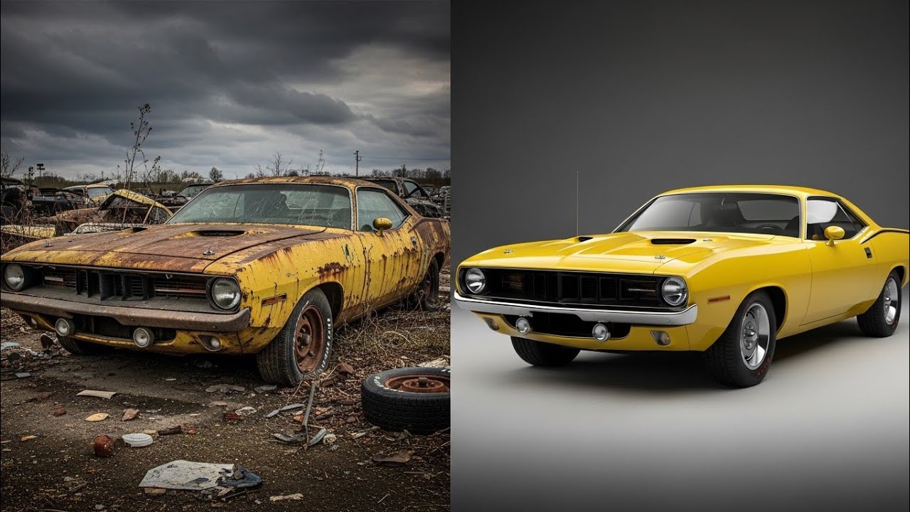 ASMR Car Restoration! Full Restoration Plymouth Hemi ’Cuda 1971