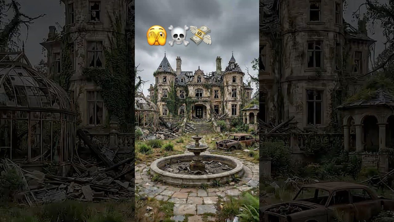 WSKRZESZANIE zapomnianego nawiedzonego dworu ✨🏰 #kr&oacute;tkiefilmy #renowacja #poklatkowy