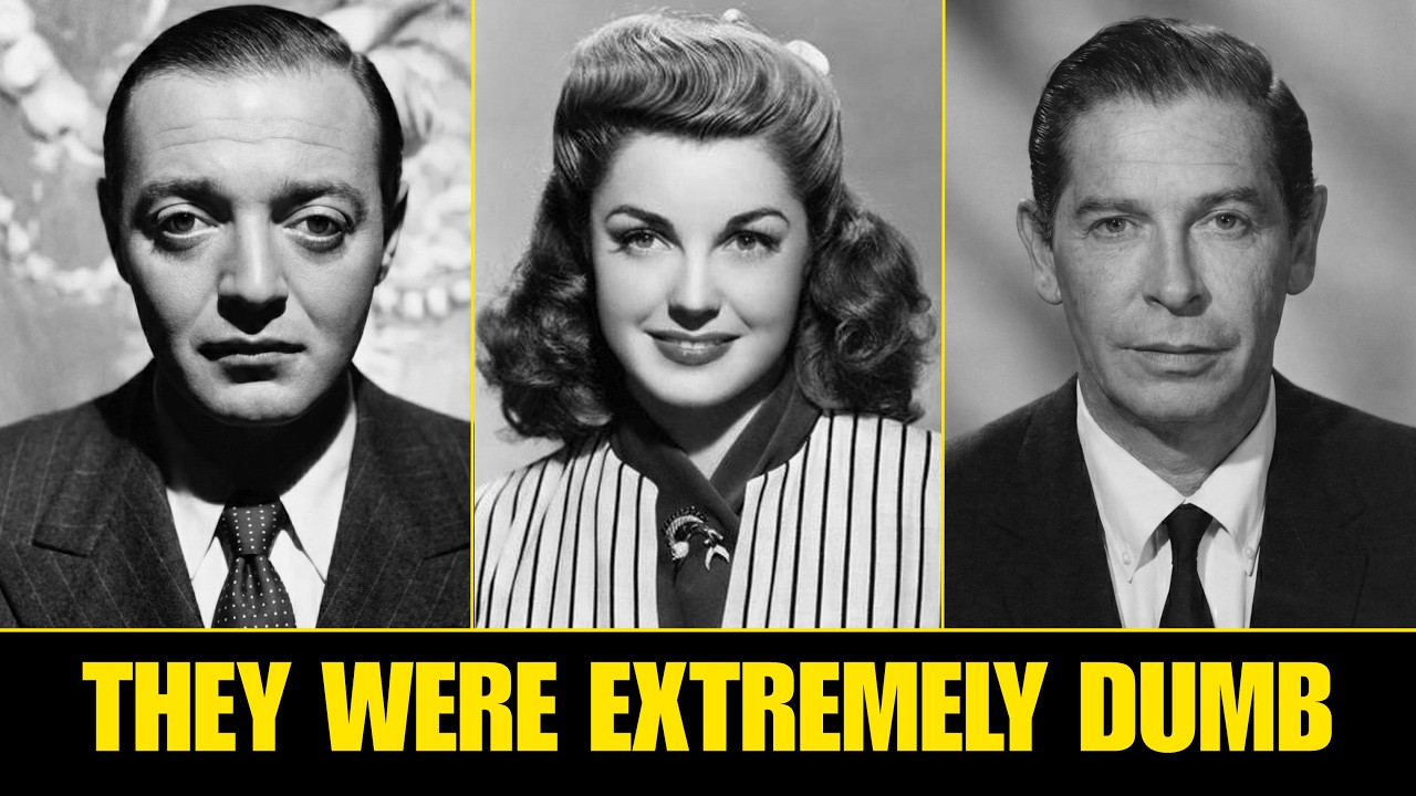 Golden Age Hollywood Celebrities Who Were Actually IDIOTS by Nature