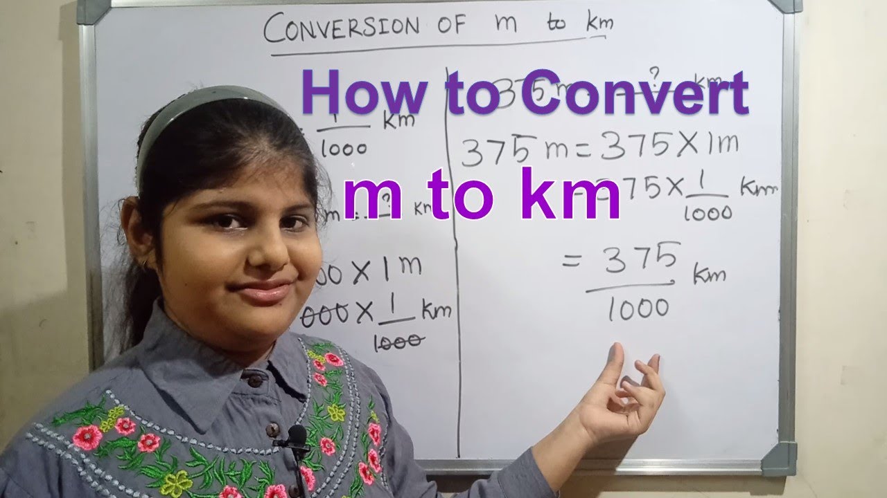 m to km - how to convert meter to kilometer