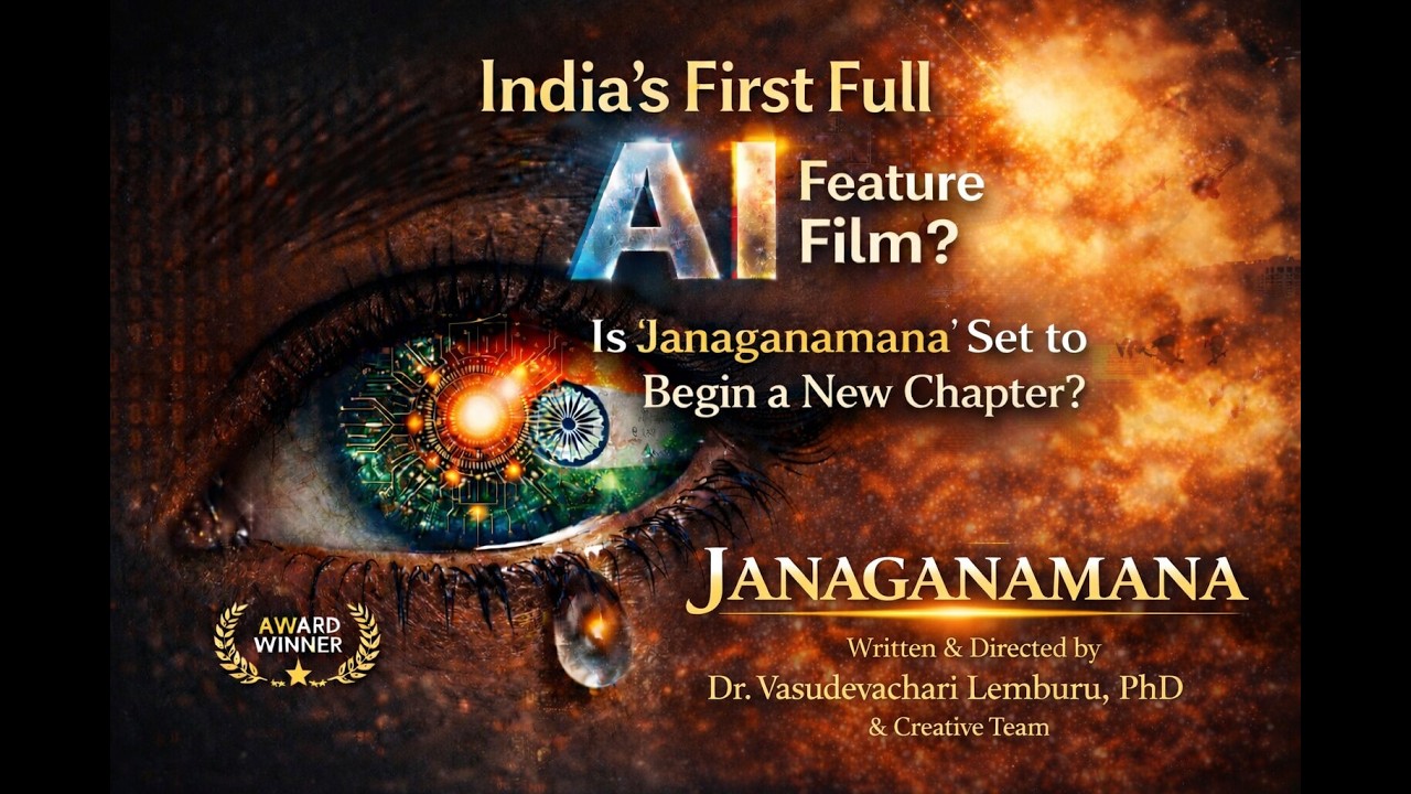 &ldquo;THE AI FLAG&rdquo; (Most Powerful Global Concept) JanaGanaMana by Dr Vasudevachari.Lemburu PhD & TEAM