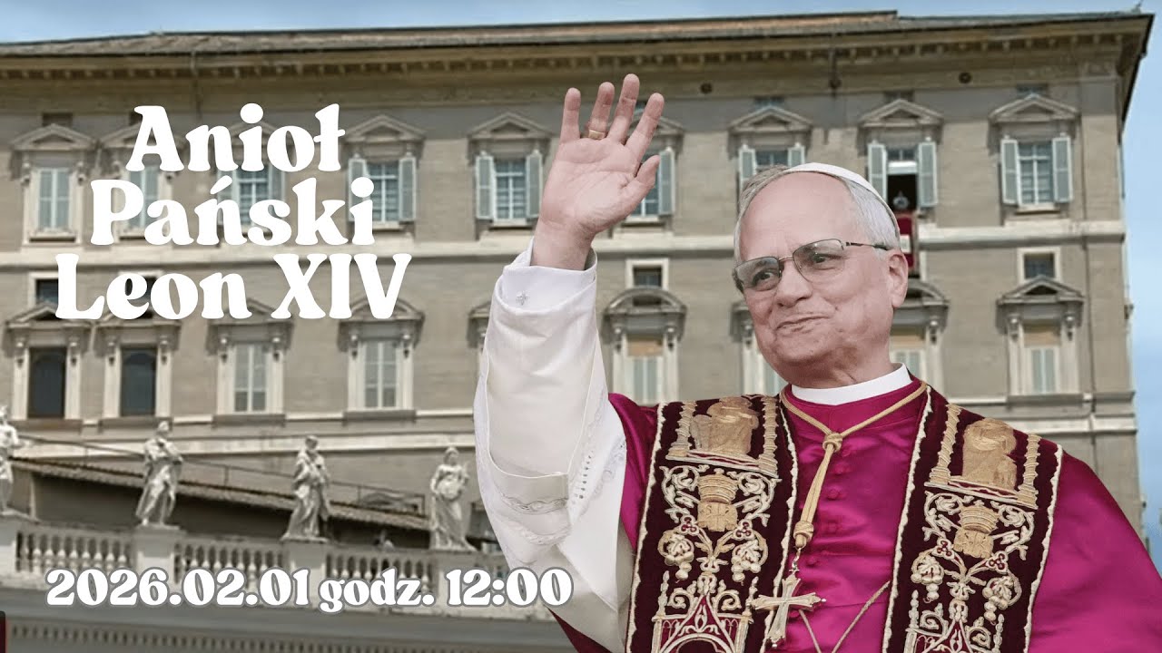 ANIOŁ PAŃSKI Z PAPIEŻEM LEONEM XIV Z PLACU ŚWIĘTEGO PIOTRA  || PO POLSKU || NA ŻYWO