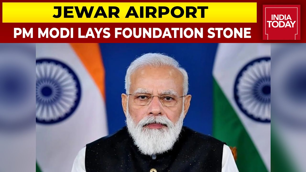 PM Modi Lays Foundation Stone Of Jewar Airport In Uttar Pradesh | Gateway To The North
