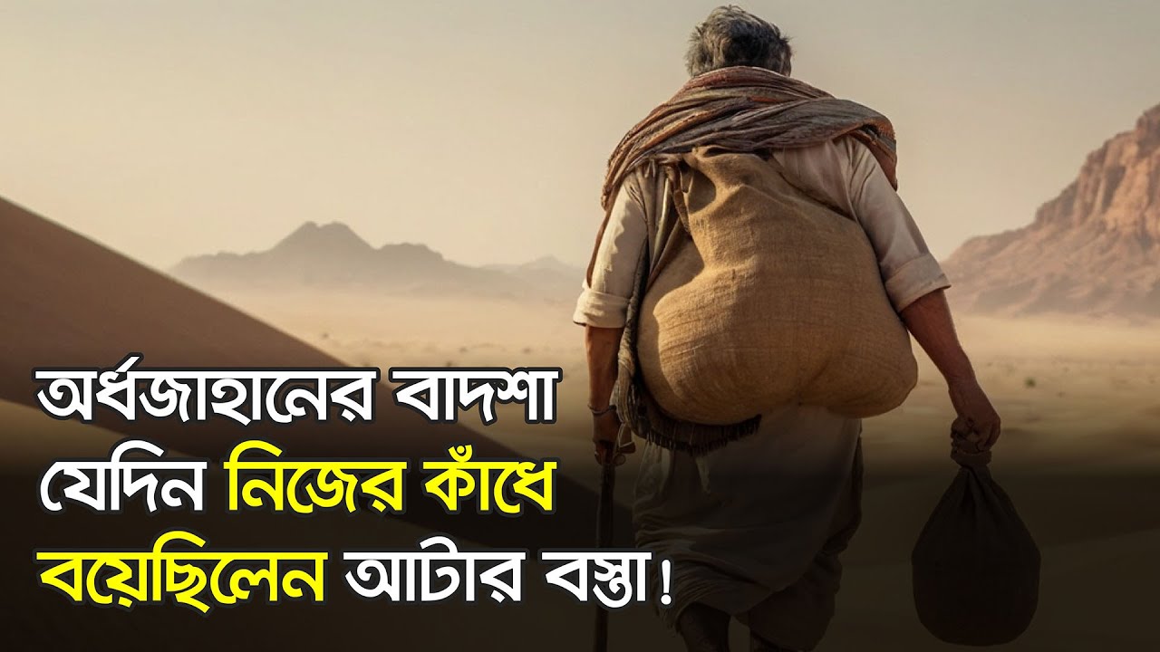 খলিফা ওমর বইলেন আটার বস্তা! অনুচর চললেন পিছু পিছু! কিন্তু কেন?