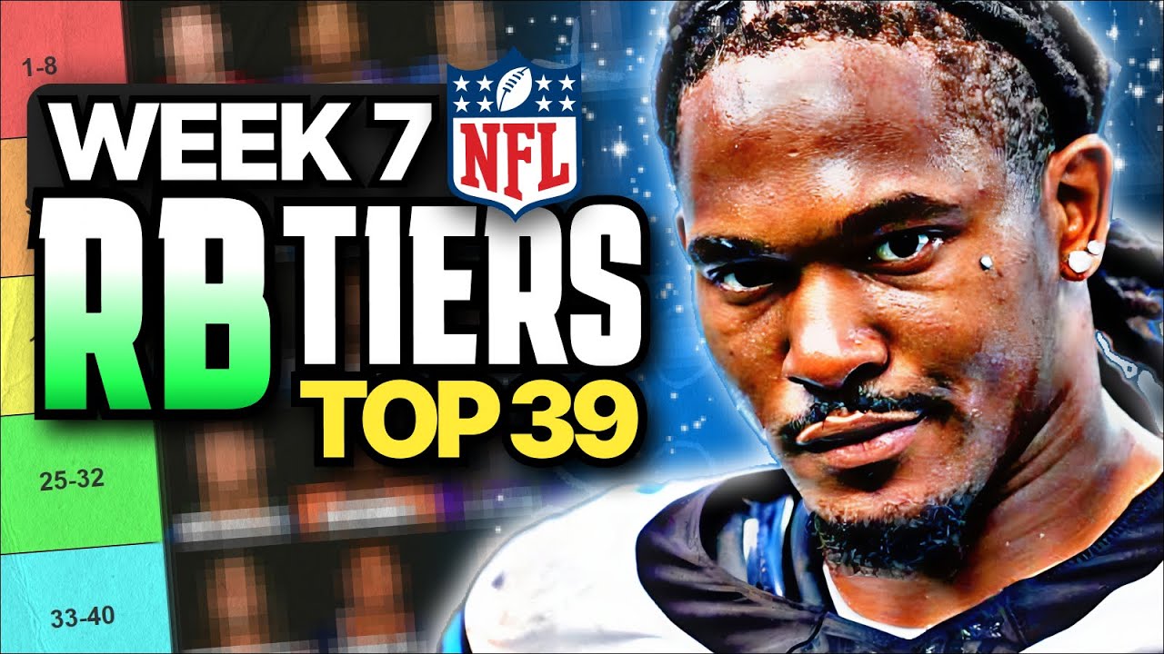 Ranking Every RB Ahead of Week 7 Fantasy Football