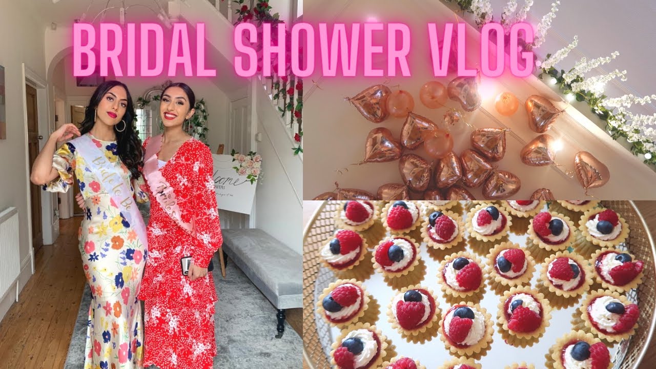 Bridal Shower Vlog: change of plans, DIY decorations, wedding stress