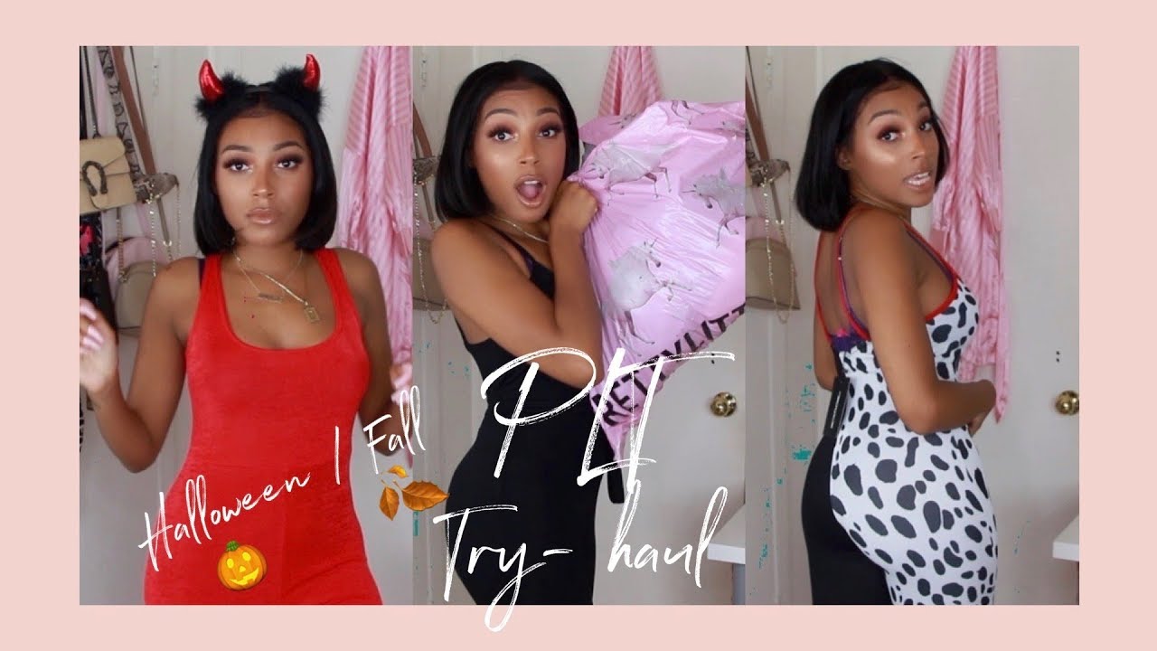 PRETTY LITTLE THING FALL \ HALLOWEEN TRY - ON HAUL ! | DARCIA DORILAS
