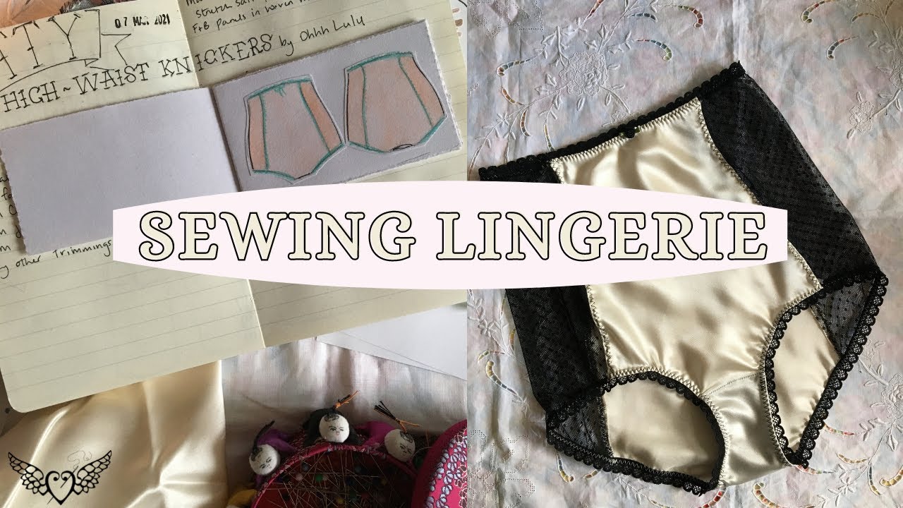 Sewing Lingerie ~ Sewing Vintage Style Betty High Waist Panties by OHHH LULU ~ Review & Sewalong