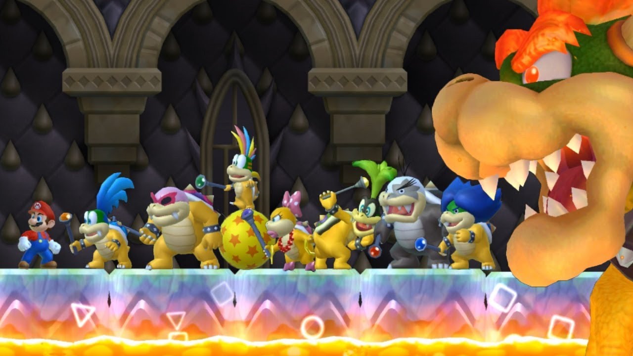 Another Super Mario Bros Wii - All Bosses